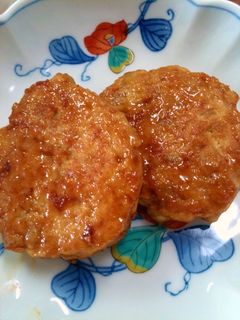 れんこん入り♪ハンバーグ☆照り焼き味-レシピのメイン写真