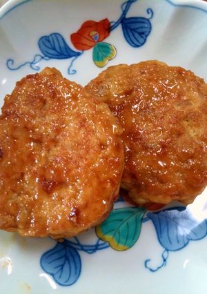 れんこん入り♪ハンバーグ☆照り焼き味-レシピのメイン写真