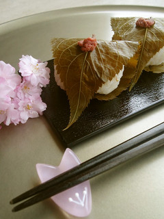 お花見に❀桜もちのようなおむすび❀-レシピのメイン写真