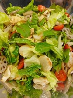 焼き野菜と生野菜のサラダ-レシピのメイン写真