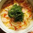 卵とじうどん(中華風)