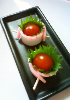 お弁当に✿くるりんトマト✿-レシピのメイン写真