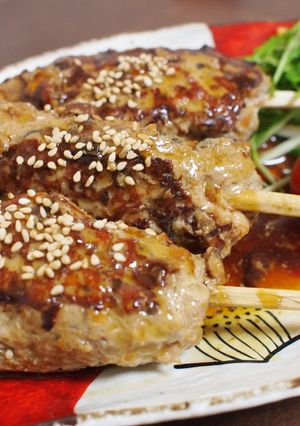 鶏つくねの照り焼き-レシピのメイン写真
