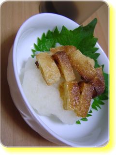 -肴に油揚げ大根おろし--レシピのメイン写真