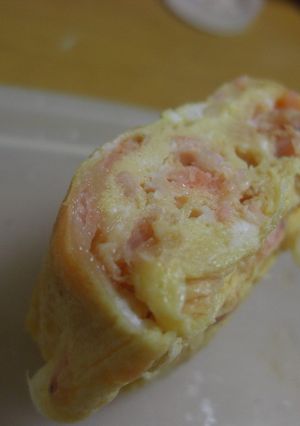 彩り最高♪桜えびのチー卵焼き-レシピのメイン写真