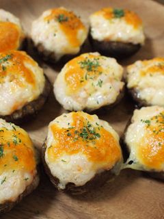 椎茸とエビマヨのチーズ焼き-レシピのメイン写真