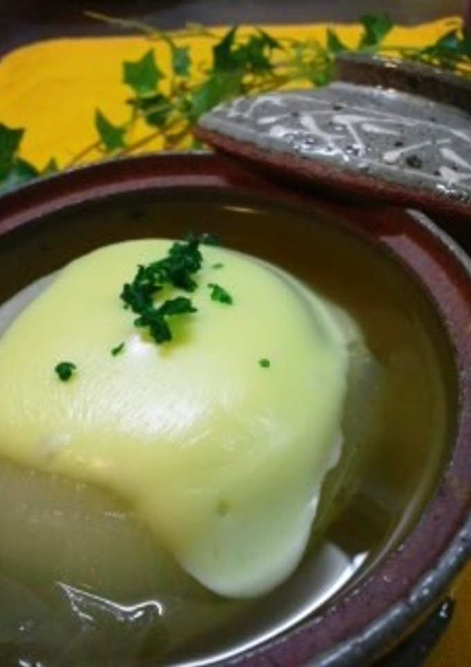 時短！新玉ねぎの丸ごとスープ-レシピのメイン写真