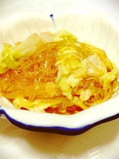 白菜と春雨の煮もの-レシピのメイン写真