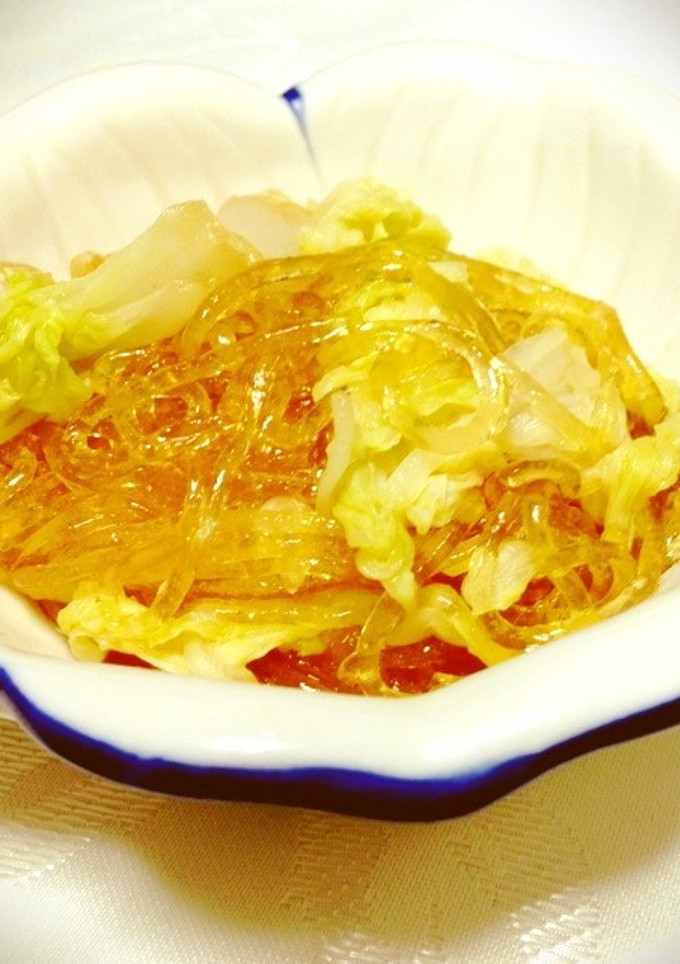 白菜と春雨の煮もの-レシピのメイン写真