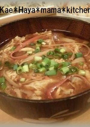 ✿カニ玉味噌汁✿-レシピのメイン写真