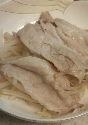 うまっ！！もやし＆豚肉蒸し-レシピのメイン写真