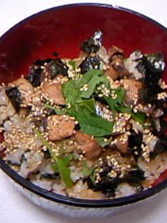 はまちのゴマシソ丼-レシピのメイン写真