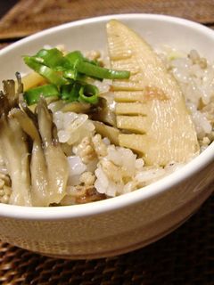筍と鶏そぼろの混ぜご飯-レシピのメイン写真