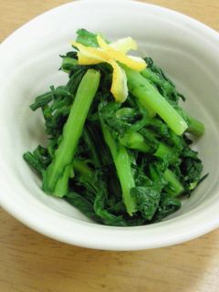 春菊のからし和え-レシピのメイン写真