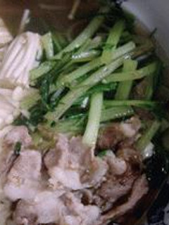 豚肉と京菜の鍋仕立て-レシピのメイン写真