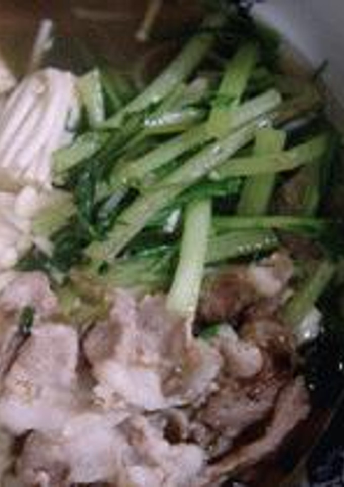 豚肉と京菜の鍋仕立て-レシピのメイン写真