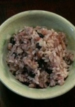 超簡単・おいしい黒豆ご飯(ダイエットに)-レシピのメイン写真