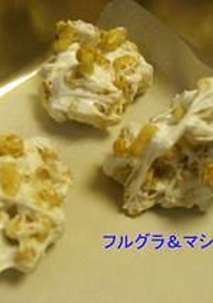 チン♪で簡単！フルグラ＆マシュマロ-レシピのメイン写真