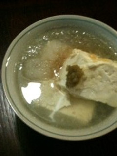 超簡単・あっさりおいしい雪見豆腐-レシピのメイン写真