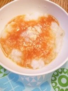 離乳食 鶏ささみとトマトのおかゆ-レシピのメイン写真