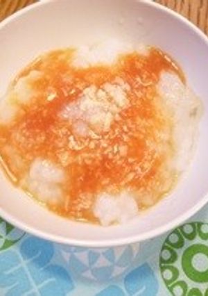 離乳食 鶏ささみとトマトのおかゆ-レシピのメイン写真