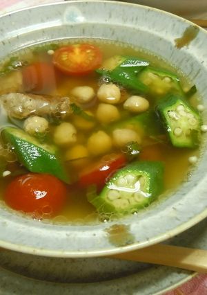 ひよこ豆のスープ-レシピのメイン写真