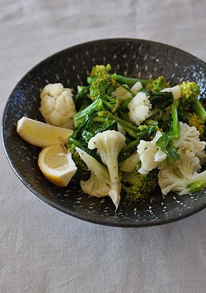 菜の花とブロッコリーの温野菜サラダ-レシピのメイン写真