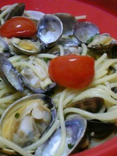 シリコンなべで☆あさりのパスタ-レシピのメイン写真