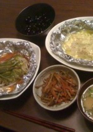 簡単!!鶏のあっさりポン酢ホイル焼き!!-レシピのメイン写真