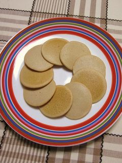 離乳食☆米粉できなこパンケーキ-レシピのメイン写真