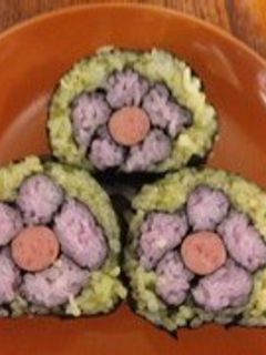 桜の巻き寿司-レシピのメイン写真