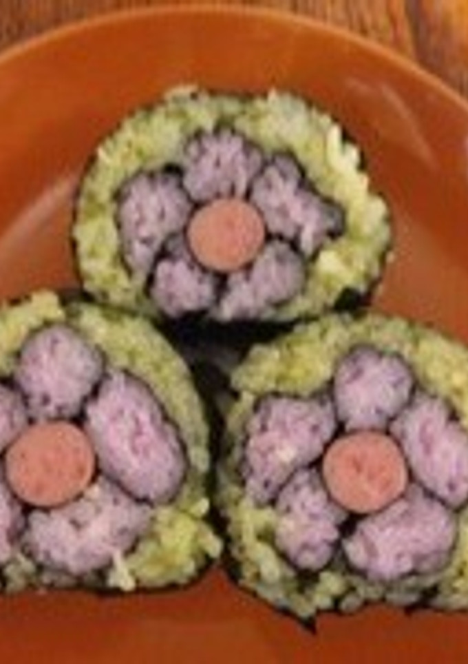 桜の巻き寿司-レシピのメイン写真