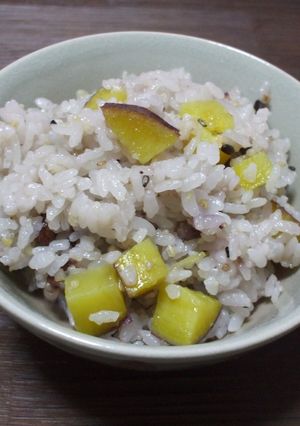 雑穀さつまいもごはん-レシピのメイン写真