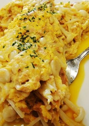かんたん！えのき茸のツナたま♪-レシピのメイン写真