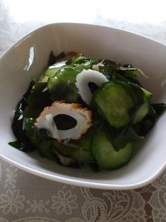 きゅうりとわかめの酢の物-レシピのメイン写真