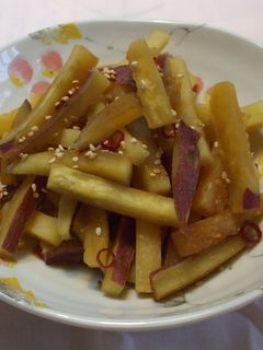 さつまいもきんぴら-レシピのメイン写真
