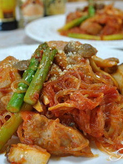 鶏肉と春雨のトマト煮-レシピのメイン写真