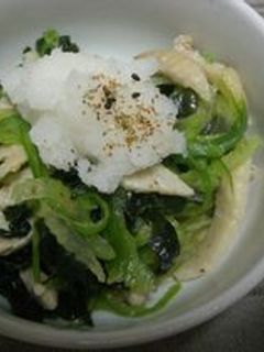 鶏皮ポン酢+セロリ★-レシピのメイン写真