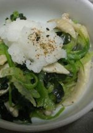 鶏皮ポン酢＋セロリ★-レシピのメイン写真