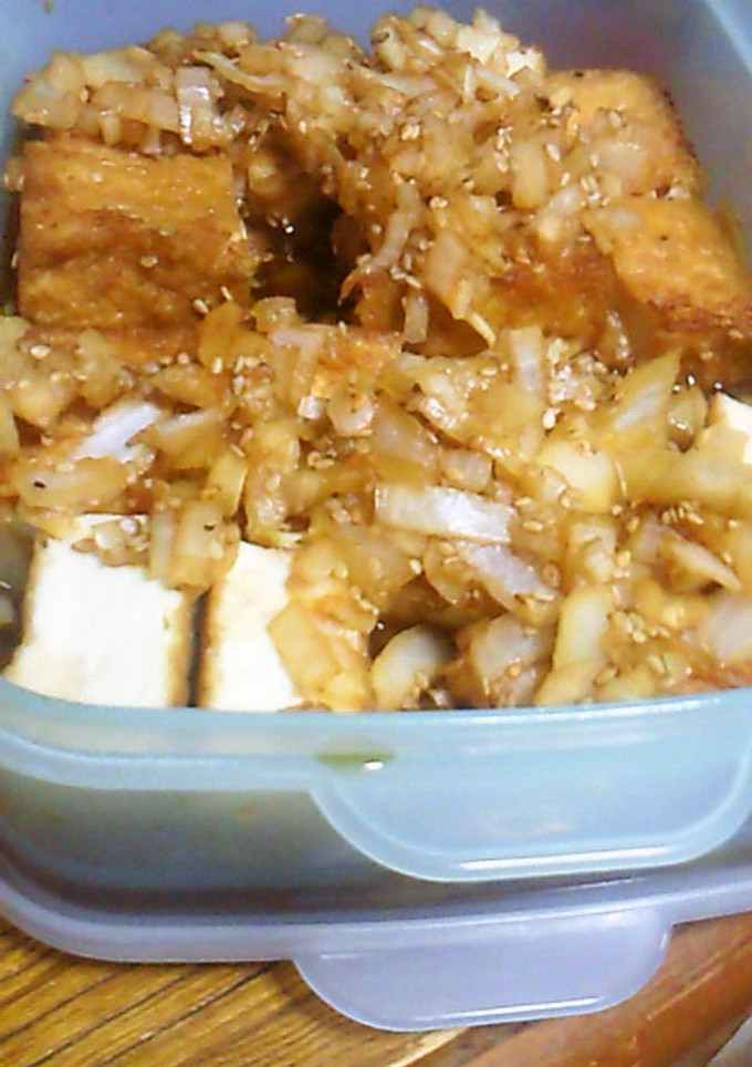 厚揚げの焼肉風-レシピのメイン写真