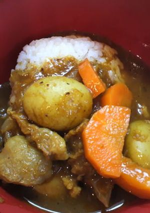市場で材料調達。牛すじカレー-レシピのメイン写真