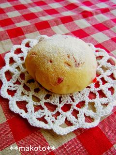 クランベリーとクリームチーズの白パン-レシピのメイン写真