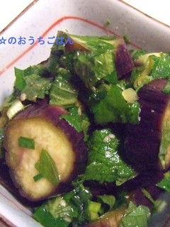 なすの大葉和え-レシピのメイン写真