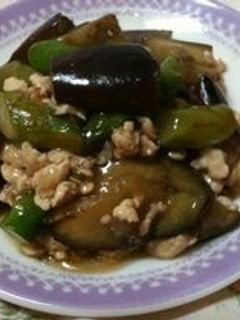 なすとアスパラの鶏そぼろあんかけ-レシピのメイン写真