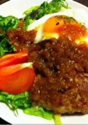 カフェ風☆本格☆ロコモコ-レシピのメイン写真