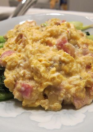 青梗菜(チンゲンサイ)の蟹玉あんのせ-レシピのメイン写真