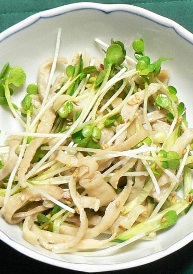茹で鶏皮とキュウリの中華和え-レシピのメイン写真