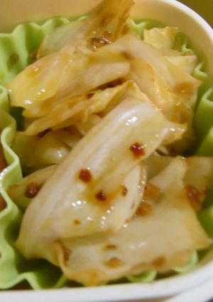 簡単キャベツと食べるラー油炒め-レシピのメイン写真