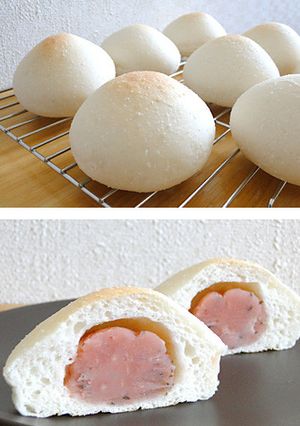 白神こだま酵母のGOPANお米桜あんパン-レシピのメイン写真