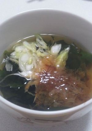 ☆簡単 お湯を注ぐだけ 塩昆布スープ☆-レシピのメイン写真